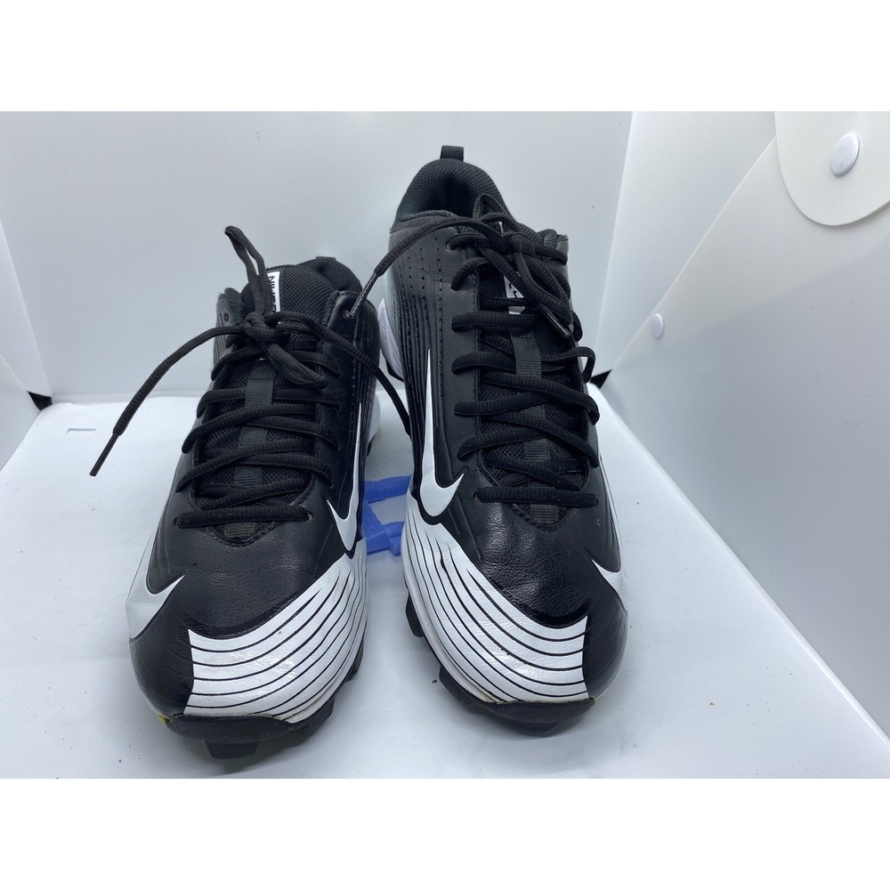 Nike Vapor Baseball Cleats Black White 707442-010 Mens 10.5